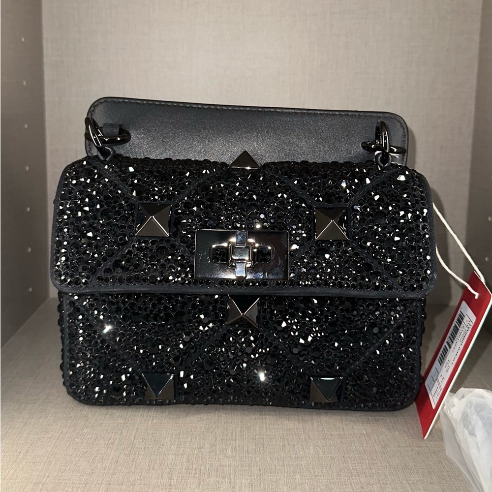 Valentino Garavani Roman Stud Crystal bag
